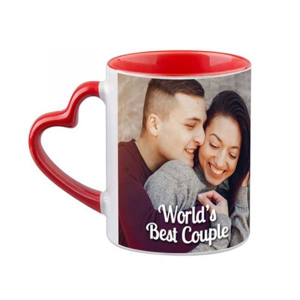 Red Heart Mug